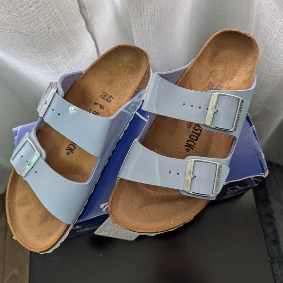 Birkenstock Light Blue Sandals - Picture 8 of 9